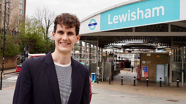 Josh Matthews at Lewisham Station