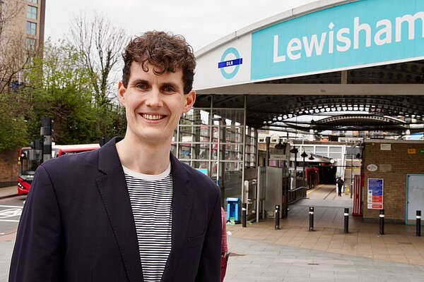 Josh Matthews at Lewisham Station