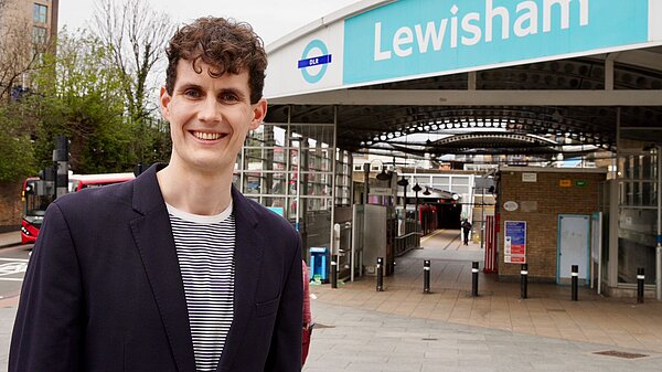 Josh at Lewisham Station