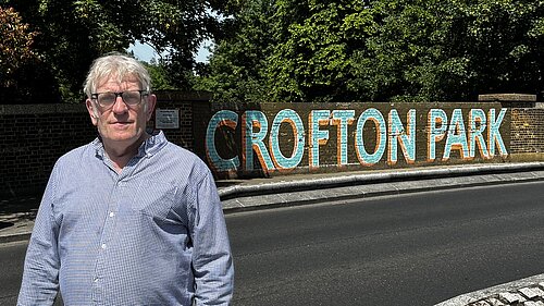 Richard Elliott at Crofton Park station