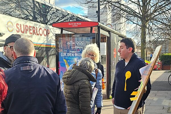 Surveying residents in Lee Green