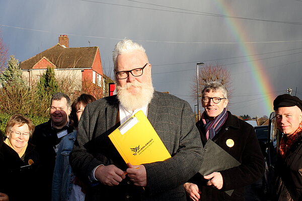 A team of Lib Dem activists