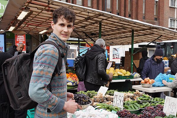 Josh Matthews at Lewisham Market