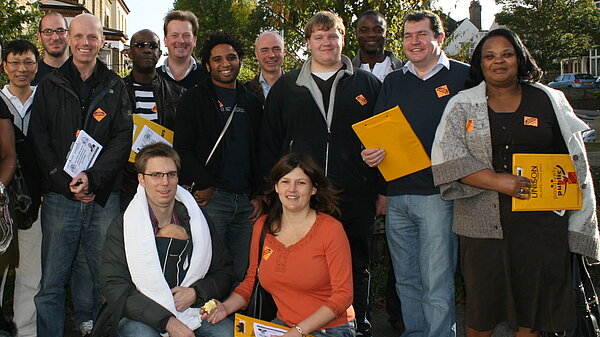 A big team of Lib Dem volunteers